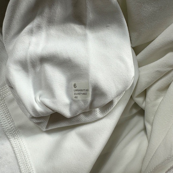Lululemon Court Rival High-Rise Skirt Long White Tennis Pickleball Size 6 - Picture 8 of 8